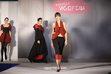 FASHION COLLECTION OF NOEMI VAZQUEZ ALVAREZ - RUNWAY FASHION OF YOUNG FASHION DESIGNER 2007 - VIGOFERIA