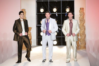 TRAJES DE NOVIO. NOVIOS COLECCIÓN 2011. PASARELA HAPPY NOVIAS. ENZO ROMANO