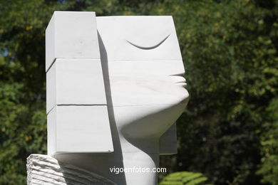 NATURALEZA CON ARTE. EXPOSICIÓN DE ESCULTURA JARDINES PAZO QUIÑONES DE LEÓN (CASTRELOS) VIGO. NATUREZA CON ARTE.