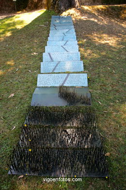 NATURALEZA CON ARTE. EXPOSICIÓN DE ESCULTURA JARDINES PAZO QUIÑONES DE LEÓN (CASTRELOS) VIGO. NATUREZA CON ARTE.