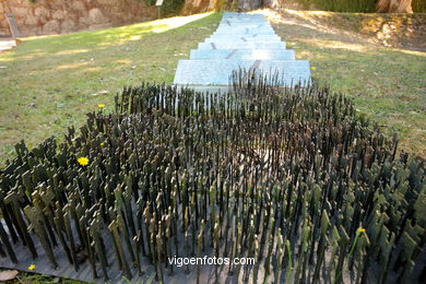 NATURALEZA CON ARTE. EXPOSICIÓN DE ESCULTURA JARDINES PAZO QUIÑONES DE LEÓN (CASTRELOS) VIGO. NATUREZA CON ARTE.