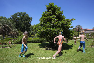 NATURALEZA CON ARTE. EXPOSICIÓN DE ESCULTURA JARDINES PAZO QUIÑONES DE LEÓN (CASTRELOS) VIGO. NATUREZA CON ARTE.