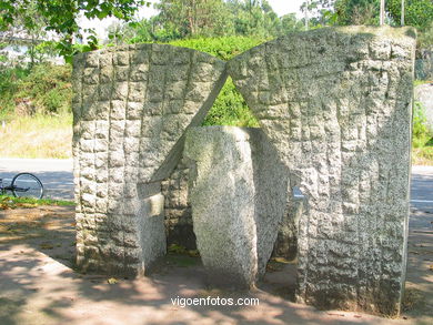 PUBLIC CONTEMPORARY ABSTRACT SCULPTURE (1980-S.XXI). SCULPTURES AND SCULPTORS. VIGO