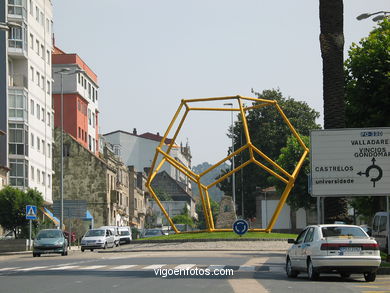 PUBLIC CONTEMPORARY ABSTRACT SCULPTURE (1980-S.XXI). SCULPTURES AND SCULPTORS. VIGO