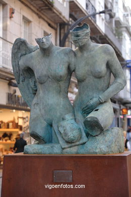 SCULPTURES DE IGOR MITORAJ. SCULPTURES AND SCULPTORS. VIGO