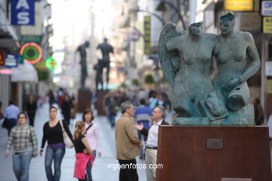 ESCULTURAS DE IGOR MITORAJ. ESCULTURAS E ESCULTORES. VIGO