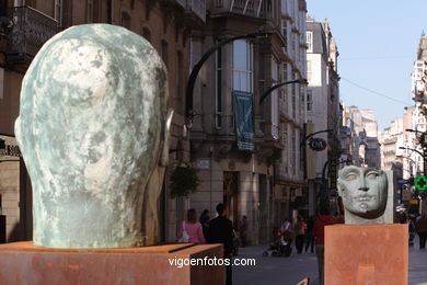 ESCULTURAS DE IGOR MITORAJ. ESCULTURAS E ESCULTORES. VIGO