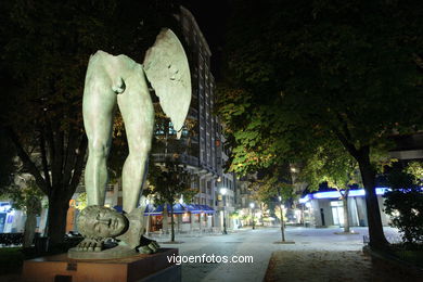 ESCULTURAS DE IGOR MITORAJ. ESCULTURAS E ESCULTORES. VIGO