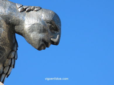 O SIRENO. ESCULTURAS E ESCULTORES. FRANCISCO LEIRO. VIGO