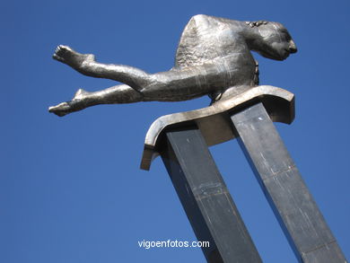 THE SIREN MAN. SCULPTURES AND SCULPTORS. FRANCISCO LEIRO. VIGO