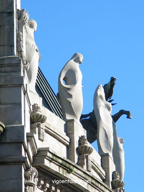 SCULPTURES DE BUCIÑOS . SCULPTURES AND SCULPTORS. VIGO