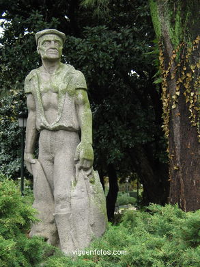 ESCULTURAS ALAMEDA-AREAL DE CAMILO NOGUEIRA. ESCULTURAS E ESCULTORES. VIGO