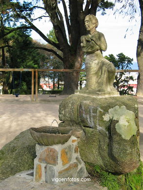 SCULPTURES EN EL CASTRO DE CAMILO NOGUEIRA. SCULPTURES AND SCULPTORS. VIGO