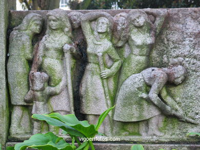 SCULPTURES OF NOGUERIA. SCULPTURES AND SCULPTORS. VIGO