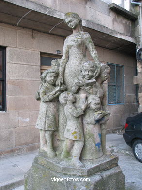 SCULPTURES OF NOGUERIA. SCULPTURES AND SCULPTORS. VIGO