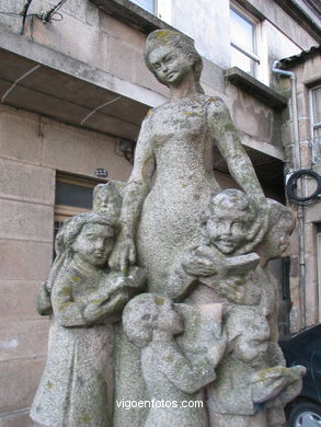 SCULPTURES OF NOGUERIA. SCULPTURES AND SCULPTORS. VIGO