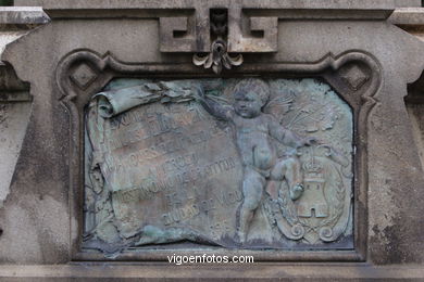 MONUMENTO A ELDUAYEN. ESCULTURAS E ESCULTORES. VIGO