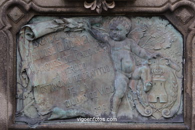 MONUMENT TO ELDUAYEN. SCULPTURES AND SCULPTORS. VIGO