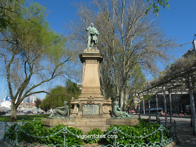 MONUMENTO A ELDUAYEN. ESCULTURAS Y ESCULTORES. VIGO