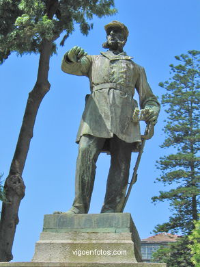 MONUMENTO A MÉNDEZ NÚÑEZ. ESCULTURAS Y ESCULTORES. VIGO