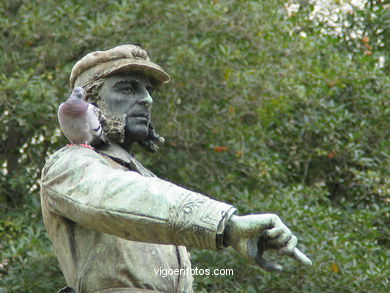 MONUMENTO A MÉNDEZ NÚÑEZ. ESCULTURAS E ESCULTORES. VIGO