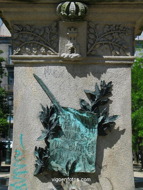 MONUMENTO A MÉNDEZ NÚÑEZ. ESCULTURAS Y ESCULTORES. VIGO