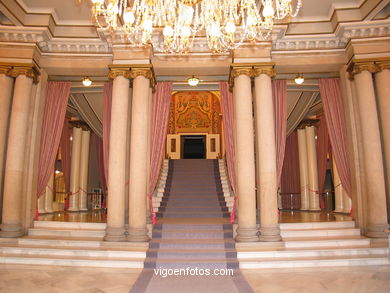 Interiors of the cultural center