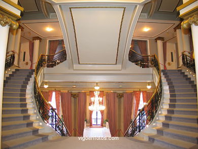 INTERIORS OF NOVACAIXAGALICIA  (CAIXANOVA)CULTURAL CENTER 