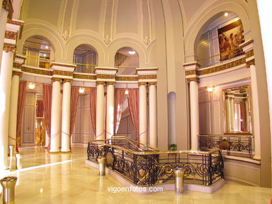 INTERIORS OF NOVACAIXAGALICIA  (CAIXANOVA)CULTURAL CENTER 