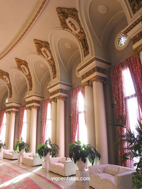 INTERIORS OF NOVACAIXAGALICIA  (CAIXANOVA)CULTURAL CENTER 