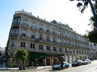 EXTERIORS OF THE BUILDING SOCIAL CENTER NOVACAIXAGALICIA  (CAIXANOVA)