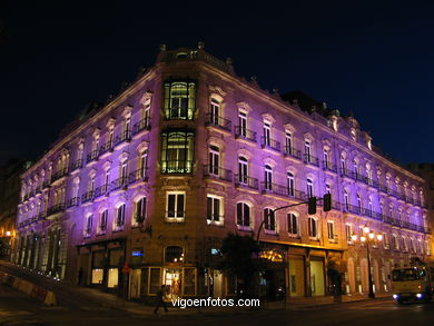 EXTERIORS OF THE BUILDING SOCIAL CENTER NOVACAIXAGALICIA  (CAIXANOVA)