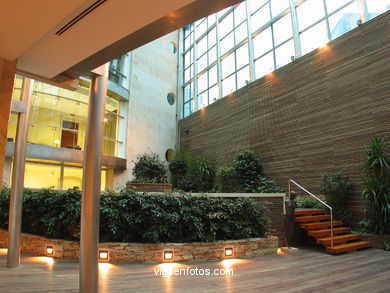 INTERIORS OF THE BUILDING SOCIAL CENTER NOVACAIXAGALICIA  (CAIXANOVA)