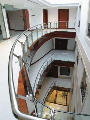 INTERIORS OF THE BUILDING SOCIAL CENTER NOVACAIXAGALICIA  (CAIXANOVA)