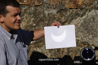 ECLIPSE- ANNULAR SOLAR ECLIPSE - 3 OCTOBER 2005 - SPAIN