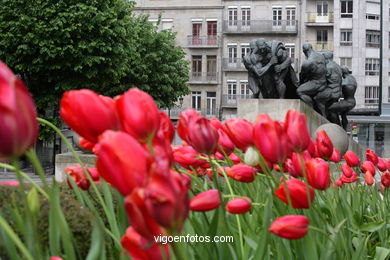 SPRING IN SPAIN. FLOWERS AND LANDSCAPES