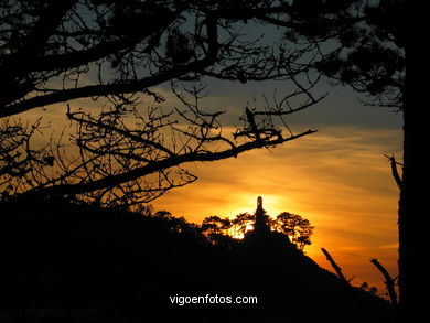 Pôr do sol. Baiona