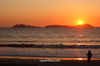 SUNSET & SUNRISE. VIGO BAY. SEA AND LANDSCAPES. SAMIL