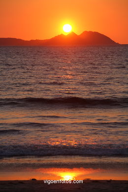 SUNSET & SUNRISE. VIGO BAY. SEA AND LANDSCAPES. SAMIL