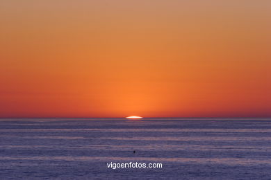 SUNSET & SUNRISE. VIGO BAY. SEA AND LANDSCAPES. OPEN SEA