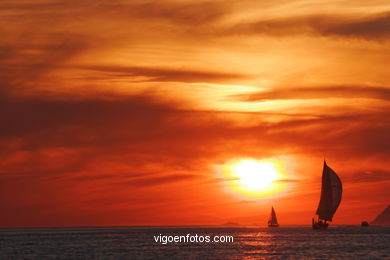 Puestas de Sol en la Ría de Vigo