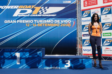 POWERBOATP1 - PODIUM AND CELEBRATION - VIGO 