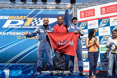 POWERBOATP1 - PODIUM AND CELEBRATION - VIGO 