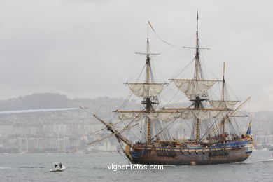 AEREAL EXHIBITION - VOLVO OCEAN RACE - VIGO - SPAIN