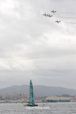 EXHIBICIÓN AÉREA EN LA VOLVO OCEAN RACE