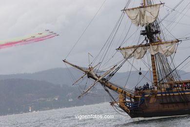 AEREAL EXHIBITION - VOLVO OCEAN RACE - VIGO - SPAIN