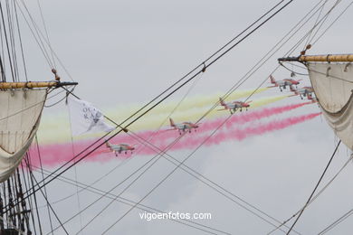 AEREAL EXHIBITION - VOLVO OCEAN RACE - VIGO - SPAIN