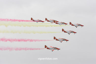 AEREAL EXHIBITION - VOLVO OCEAN RACE - VIGO - SPAIN