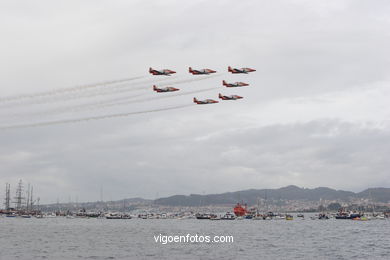 AEREAL EXHIBITION - VOLVO OCEAN RACE - VIGO - SPAIN