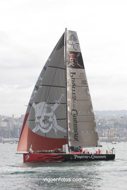 VOLVO OCEAN RACE EN LA RÍA DE VIGO